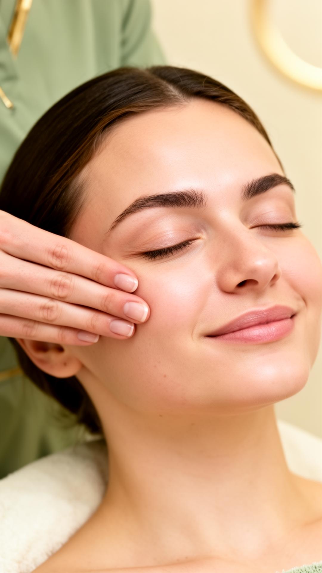 A relaxing facial treatment at RI Aesthetics