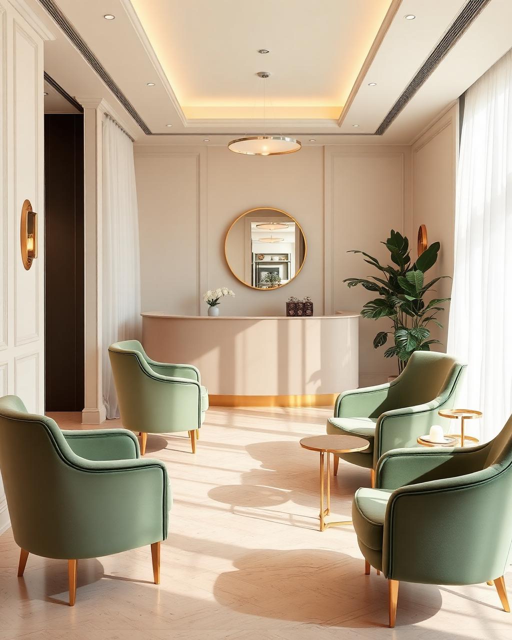 Welcoming reception area